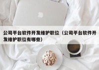 公司平台软件开发维护职位（公司平台软件开发维护职位有哪些）