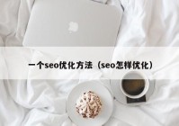 一个seo优化方法（seo怎样优化）