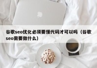 谷歌seo优化必须要懂代码才可以吗（谷歌seo需要做什么）