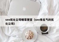 seo优化公司哪家便宜（seo有名气的优化公司）