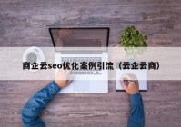 商企云seo优化案例引流（云企云商）