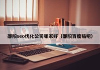 邵阳seo优化公司哪家好（邵阳百度贴吧）